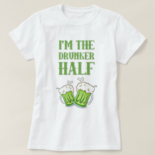Camiseta Eu sou o dia St Patrick dos casais do drunker do