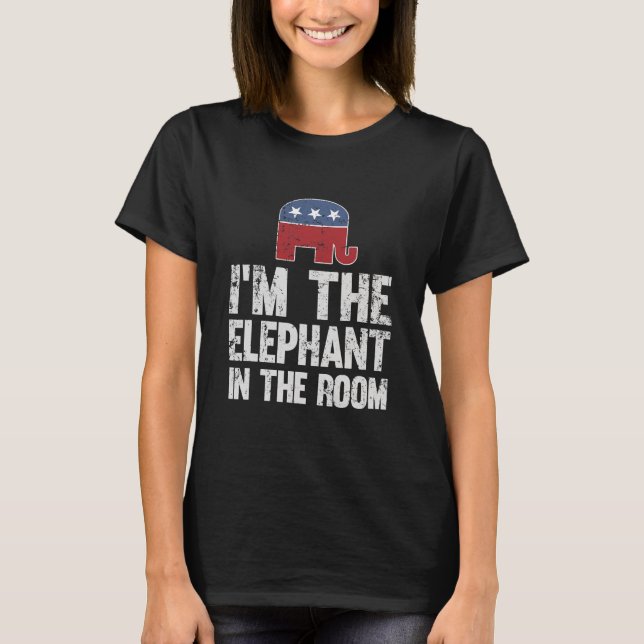 Camiseta Eu sou o elefante na sala (Frente)