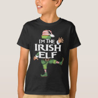 Eu sou o Elf Irish Christmas Eve Xmas Elf Squad