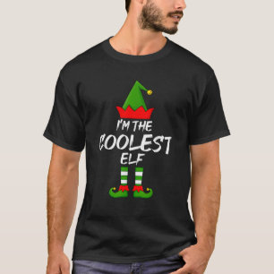 Camiseta Eu sou o Elf mais legal que combina com a família