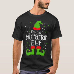 Camiseta Eu Sou O Elfo Bibliotecário Leitura De Livros De N