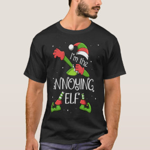 Camiseta Eu Sou O Elfo Irritante Dabbing Papai Noel Natal P