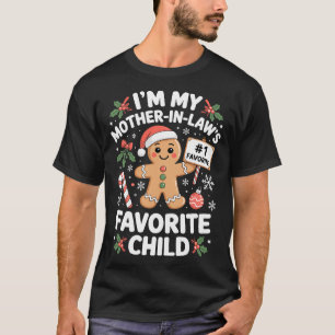 Camiseta Eu Sou O Filho Favorito Da Minha Sogra Natal Ging