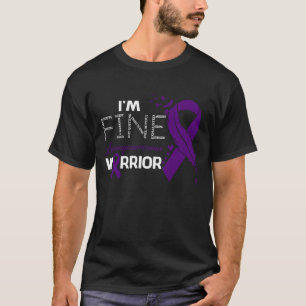 Camiseta Eu sou o Fine Leiomyosarcoma Warrior Awarness Feat