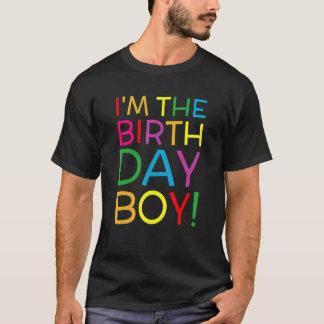 Camiseta Eu sou o garoto de aniversário 1