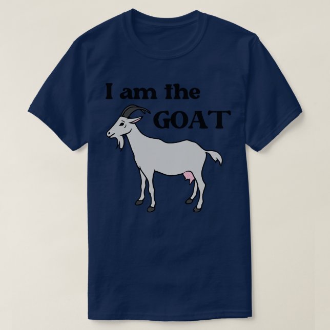 Camiseta Eu Sou O GOAT (Frente do Design)