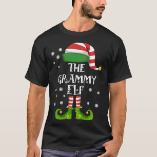 Camiseta Eu sou o Grammy Elf Family Matching Natal 2021