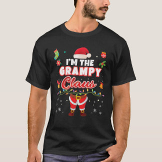 Camiseta Eu sou o Grampy Claus a combinar o Natal da Feliz