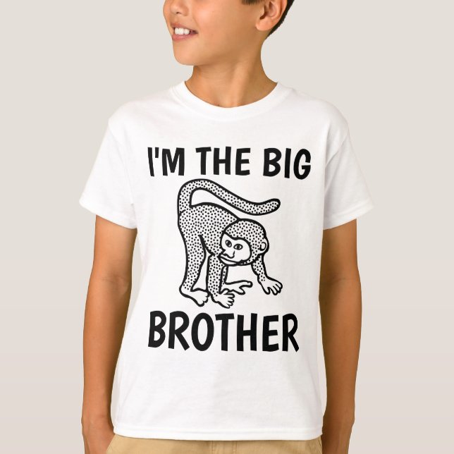 CAMISETA EU SOU O GRANDE IRMÃO MACACHADO (Frente)