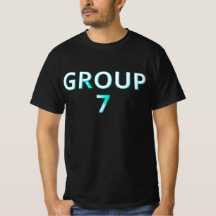 Camiseta Eu sou o Grupo 7 Divertido Grupo 7
