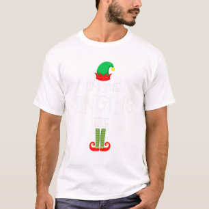Camiseta Eu sou o grupo de família de Natal do Elf Canto