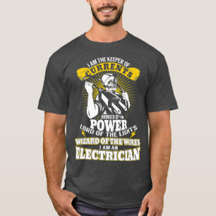 Camiseta Eu sou o guardião das correntes, eletricista engr