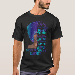 Camiseta Eu sou o guerreiro de prevenção suicida forte de t