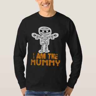 Camiseta Eu Sou O Halloween De Doces De Milho Da Múmia Lua