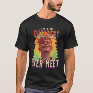 Camiseta Eu Sou O Hetero Mais Queerista Ally Que Você Já Co