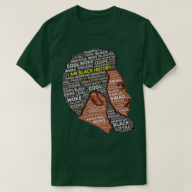 Camiseta Eu Sou O Homem Negro (Frente do Design)