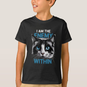 Camiseta Eu Sou o Inimigo Dentro Votando Trump Eleição 2024