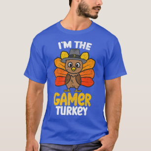 Camiseta Eu sou o jogador Turquia Feliz Ação de Graças 2022