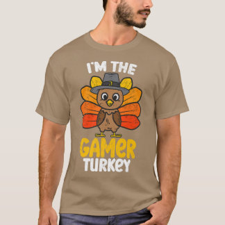 Camiseta Eu sou o jogador Turquia Feliz Ação de Graças 2022