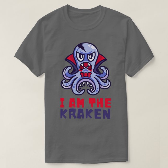 Camiseta Eu sou o kraken 4 (Frente do Design)