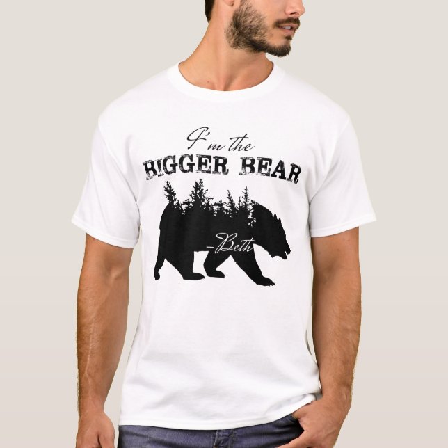 Camiseta Eu sou o maior urso  (Frente)