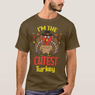 Camiseta Eu sou o mais covarde da Turquia Feliz Ação de Gra