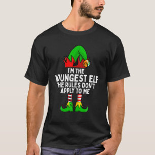Camiseta Eu sou o mais jovem Elf de Natal