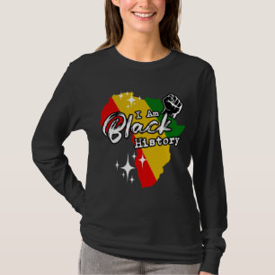 Camiseta Eu sou o mapa negro da história africana negra