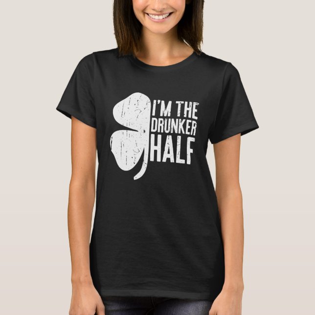Camiseta Eu sou o Meia Rua Bêbado Dia Patrick (Frente)