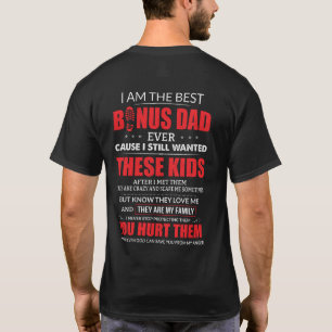 Camiseta Eu sou o melhor Pai de Bônus de sempre