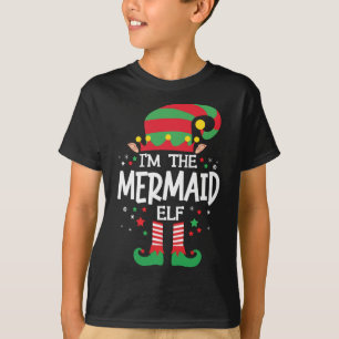 Camiseta Eu sou o Memere Elf Engraçado Correspondendo ao Na