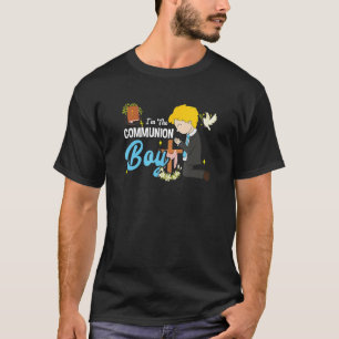 Camiseta Eu sou o menino da comunhão 1ª Comunhão Minha Prim
