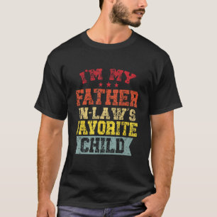 Camiseta Eu sou o meu pai em leis favoritas crianças, padre