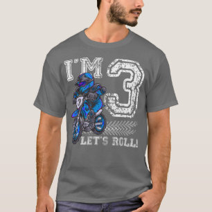 Camiseta Eu sou o Motocross do Roll aniversário de 3 anos d