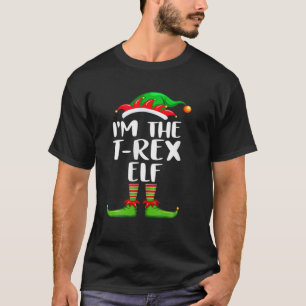 Camiseta Eu sou o Natal do Grupo Familiar do T-Rex Elf