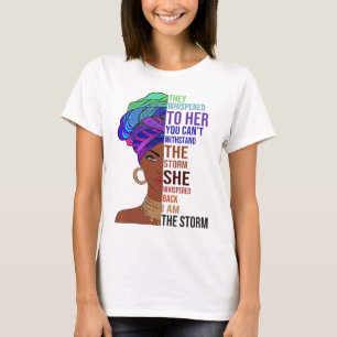 Camiseta Eu sou o orgulho africano afrocêntrico de negar se