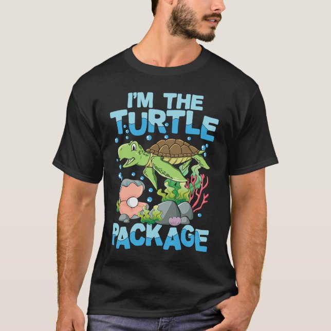 Camiseta EU SOU O PACOTE DE TARTARUGA PARA Tartarugas (Frente)