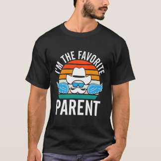 Camiseta Eu Sou o Pai Favorito dos Pais Papai Mãe Pai