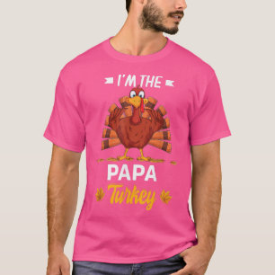 Camiseta Eu sou o Papa Turquia Feliz Ação de Graças