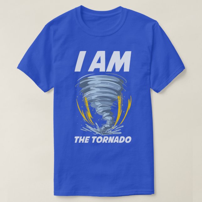 Camiseta Eu Sou O Presente De Meteorologia Engraçado Tornad (Frente do Design)