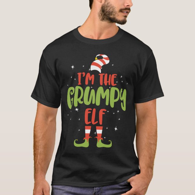 Camiseta Eu sou o Presente de Natal do Elf Grumpy (Frente)