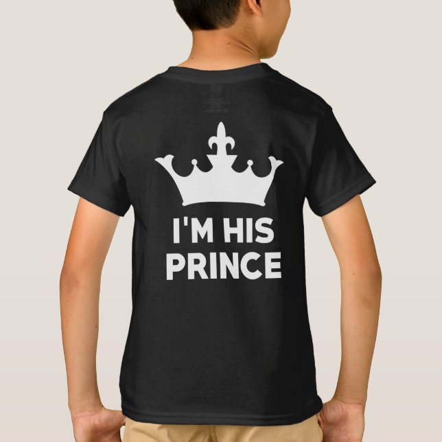 Camiseta Eu sou o Príncipe dele (Verso)