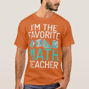 Camiseta Eu sou o professor de matemática favorito ensinand