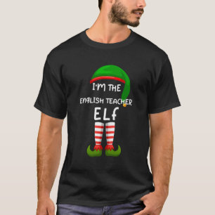 Camiseta Eu Sou O Professor Inglês Elf Engraçado Família Co