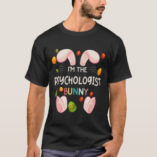 Camiseta Eu Sou o Psicólogo Coelho Divertido Família Corres