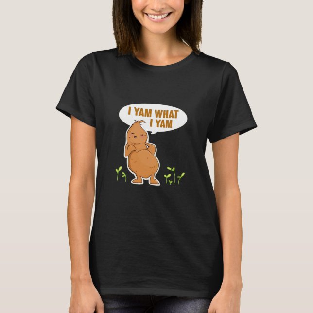 Camiseta Eu Sou O Que Eu Sou Básico De Tendência (Frente)
