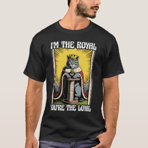 Camiseta Eu Sou O Real Você É O Leal Gatinho Engraçado Gato