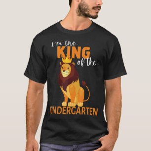 Camiseta Eu sou o rei do jardim de infância de volta ao Sch