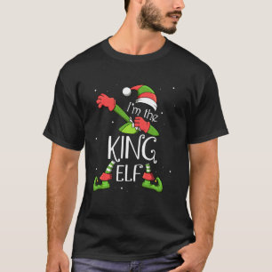 Camiseta Eu Sou O Rei Elf Dabbing Santa Claus Xmas Família 