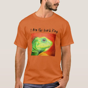 Camiseta Eu sou o rei T-shirt do lagarto
